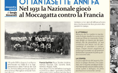 Nel 1931 la Nazionale giocò al Moccagatta contro la Francia