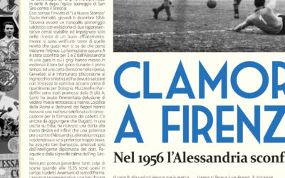 Nel 1956 l’Alessandria sconfisse la Nazionale azzurra